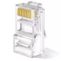 Conectores RJ45 Bolsa 100 unidades para cable cat 6