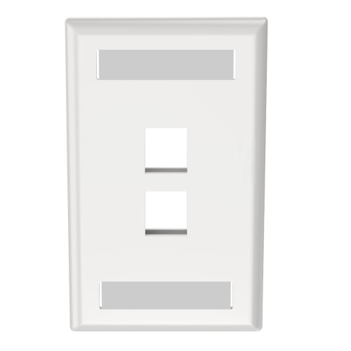 Faceplate Doble Panduit tapa frontal Keystone