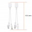 Par Cable Poe Inyector Rj45 Ethernet 12v Camaras IP