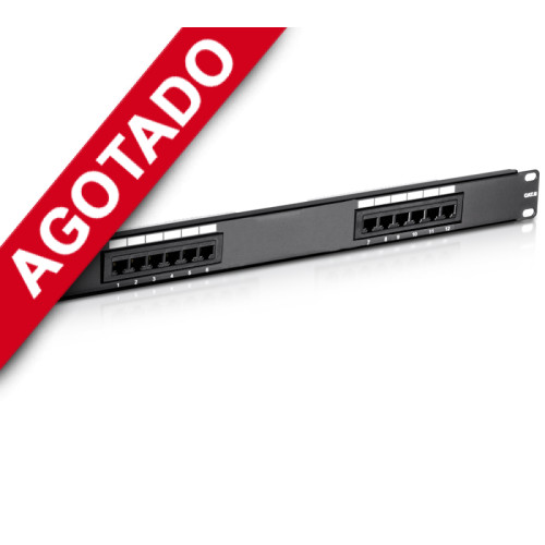 Patch panel de 12 puertos cat 6 RJ45 Ulink 