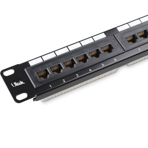 Patch Panel 24 puertos RJ45 cat 6 Ulink