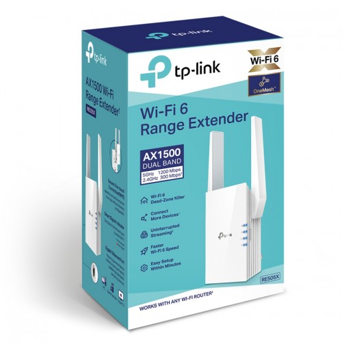 Repetidor Wifi 6 Gigabit Dual Band RE505X