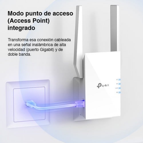Repetidor Wifi 6 Gigabit Dual Band RE505X