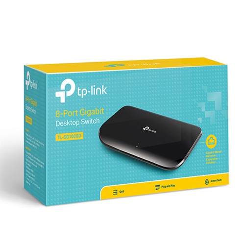Switch Gigabit ethernet red RJ45 8 puertos de sobremesa
