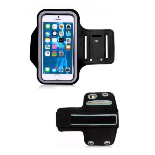 Armband brazalete deportivo celular Negro 13 x 6 cms