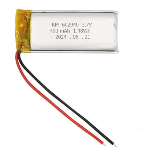 Bateria Para Led Repuesto Km 602040 3.7v 400mha Bateria Para Led Repuesto Km 602040 3.7v 400mha