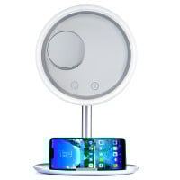 Espejo Cosmético con luz led y ventilador 