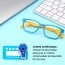 Lentes descanso Niños anti Luz azul Pantallas Celeste