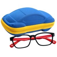 Lentes descanso Niños anti Luz azul Pantallas Negro Rojo