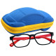 Lentes descanso Niños anti Luz azul Pantallas Negro Rojo