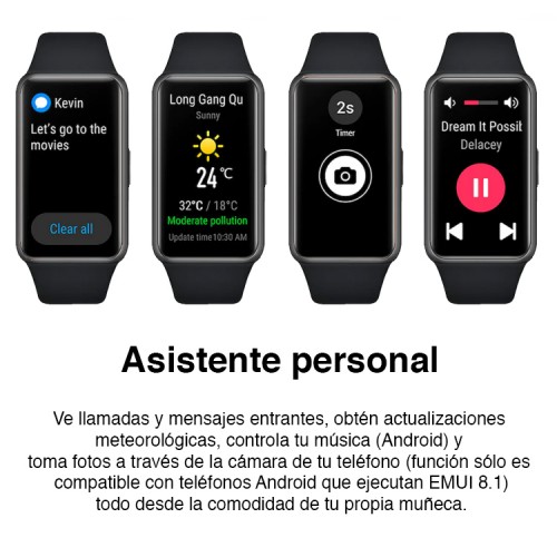 Smart Band Huawei Band 6 Pulsera Inteligente Negra