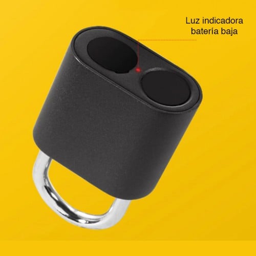 Candado con huella digital recargable resistente al agua