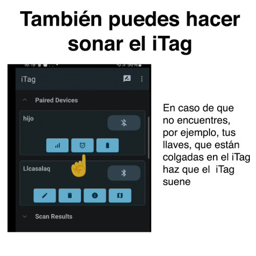 Localizador Bluetooth para llaves y objetos con sonido Localizador Bluetooth para llaves y objetos con sonido