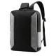 Mochila notebook 15" Puerto USB Negra con gris