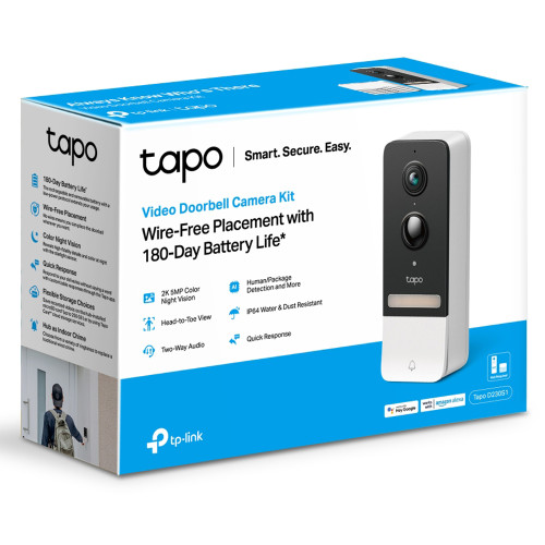 Timbre inalámbrico con cámara y audio 5mp 2K