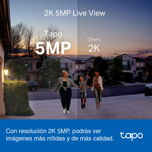 Timbre inalámbrico con cámara y audio 5mp 2K
