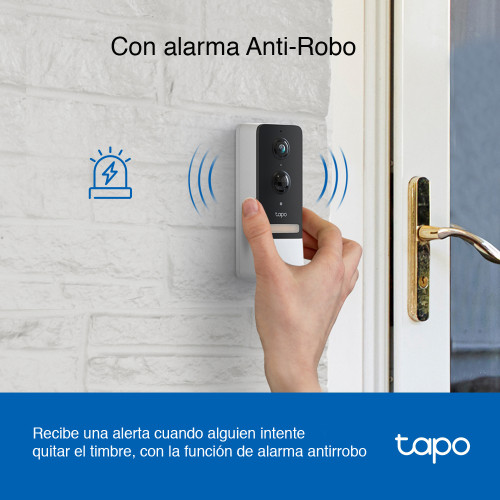 Timbre inalámbrico con cámara y audio 5mp 2K