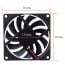 Ventilador USB cuadrado base 5V enfriadora 8 x 8 cms