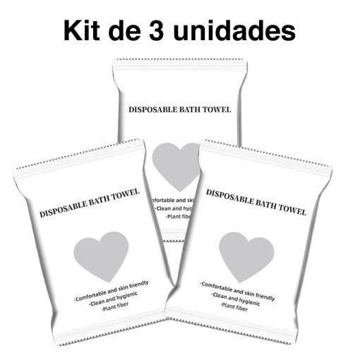 Pack Toallas desechables para cuerpo baño 140 x 70 cms Pack Toallas desechables para cuerpo baño 140 x 70 cms