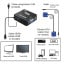 Adaptador VGA a HDMI con audio 1080p
