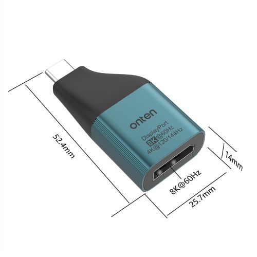 Adaptador USB C a Displayport 8K 60Hz