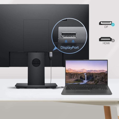 Cable USB C a Displayport 4K 60Hz QGeeM