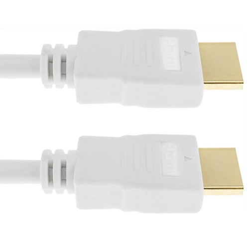 Cable HDMI 5 metros blanco versión 1.4