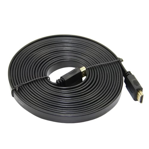 Cable HDMI 15 metros 1.4v plano Full HD 3D 1080p Cable HDMI 15 metros 1.4v plano Full HD 3D 1080p