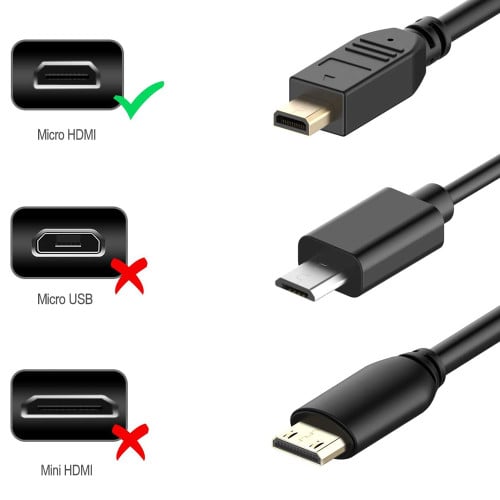 Cable Micro HDMI a HDMI 1.5 metros Cable Micro HDMI a HDMI 1.5 metros
