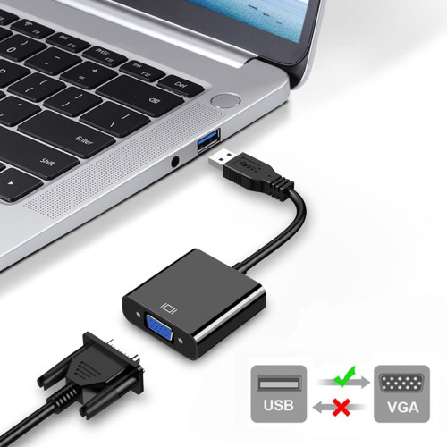 Cable Adaptador USB 3.0 a VGA Conversor Cable Adaptador USB 3.0 a VGA Conversor