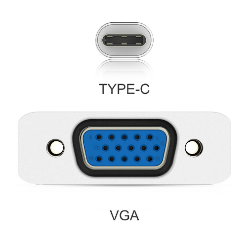 Adaptador USB C a VGA Macbook Retina Touch Bar 