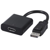Adaptador DisplayPort macho a HDMI hembra con cable