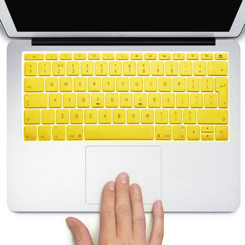 Protector Teclado Macbook iMac Amarillo Protector Teclado Macbook iMac Amarillo