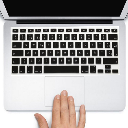 Protector teclado Macbook iMac negro 13 y 15 Protector teclado Macbook iMac negro 13 y 15