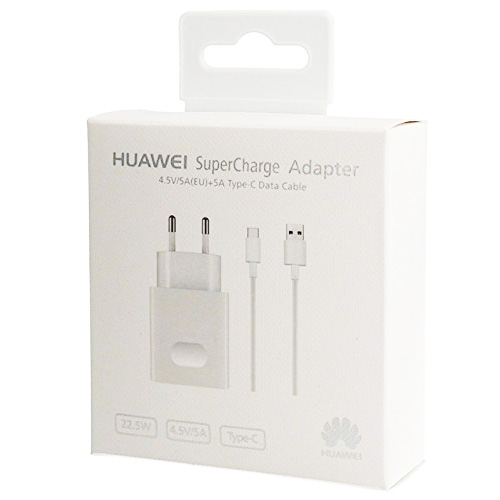 Cargador Huawei Original 4.5A SuperCharge + cable Cargador Huawei Original 4.5A SuperCharge + cable