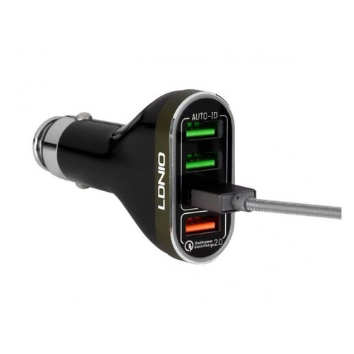 clérigo Enriquecer Duplicar Cargador celular para auto 4 USB Carga Rápida | Netexpertos.cl