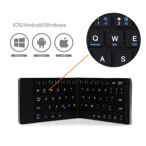 Teclado Bluetooth tablet celular plegable Teclado Bluetooth tablet celular plegable