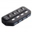 Hub USB 3.0 duplicador 4 puertos con switch