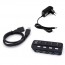 Hub USB 3.0 duplicador 4 puertos con switch