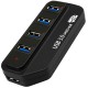 Hub USB 3.0 duplicador 4 puertos energizado