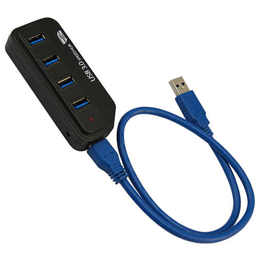 Hub USB 3.0 duplicador 4 puertos energizado