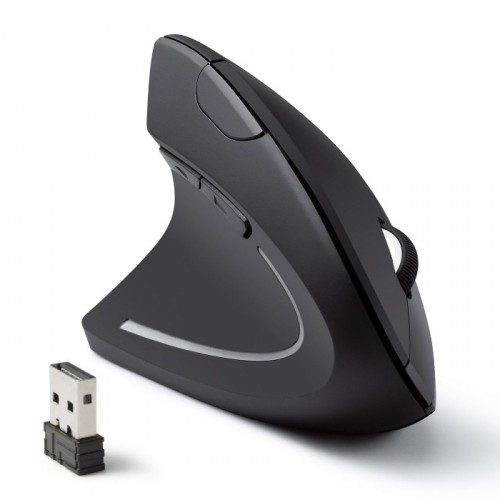 Mouse Vertical Zurdos Inalámbrico receptor USB