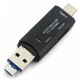 Lector de tarjetas SD y Micro SD 3 en 1
