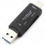 Lector de tarjetas SD y Micro SD 3 en 1