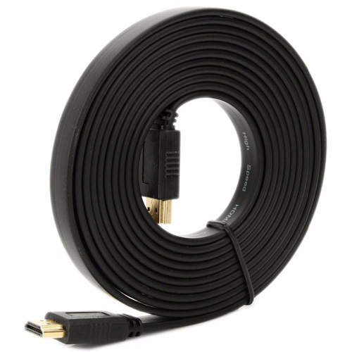 Cable Hdmi 5 Metros 1 4v Plano Full Hd 3d 1080p