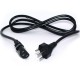 Cable de poder para PC 1.8 mts alta calidad a 220v
