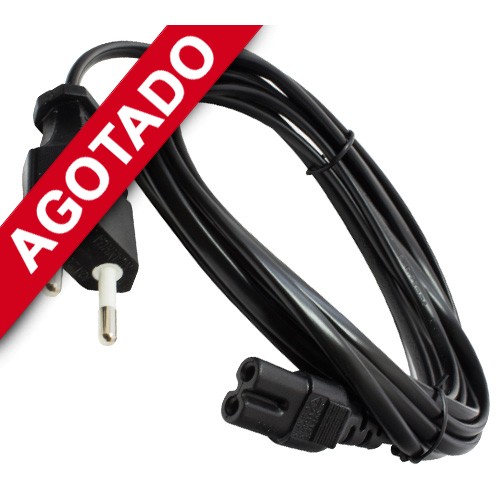 Cable De Poder Tipo 8 Corriente 3 Metros