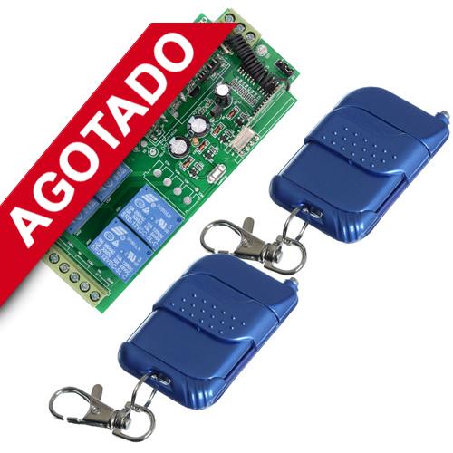 Interruptor inalámbrico 4 canales 433 Mhz 220V Interruptor inalámbrico 4 canales 433 Mhz 220V