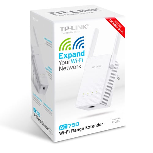 Repetidor Wifi Gigabit Dual Band 5 GHz Tp-Link RE210 Repetidor Wifi Gigabit Dual Band 5 GHz Tp-Link RE210