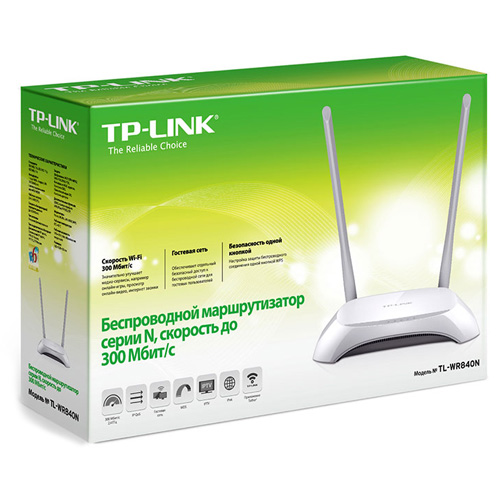 Router Wifi TP-Link TL-WR840N 100Mbps max 4 puertos Lan